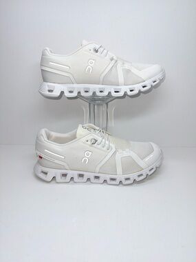 On Running White Mesh Women's Sneakers